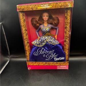 NIB Mattel Barbie Doll Portrait In Blue1997 Walmart Special Edition 19355 NRFB